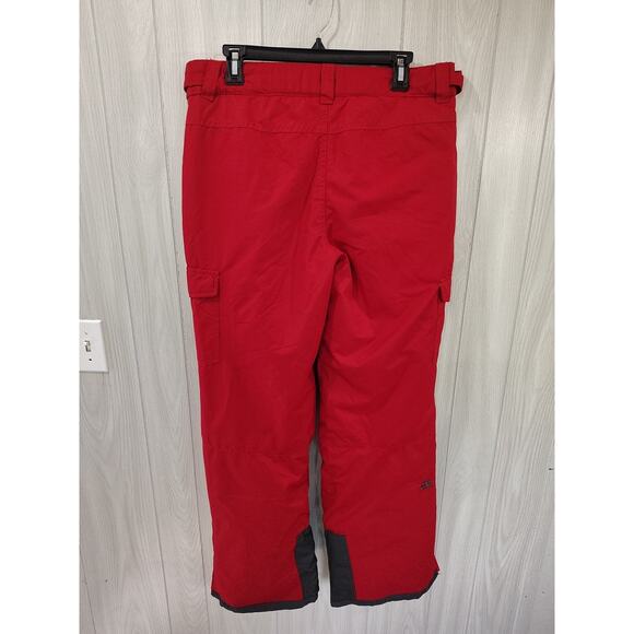 Arctic Men's Snow Pants Red Size M Regular Fit Winter Skiing Snowboarding Warm - Picture 2 of 8